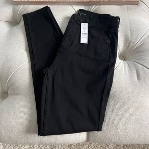 WHBM High Rise Sculpt Skinny Jeans in Black